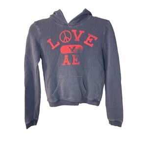 Navy blue American Eagle hoodie Women's XS